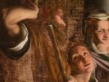 an image of a painting of a group of people standing next to each other