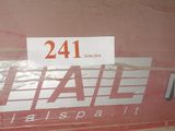 a sign on the side of a boat that reads 24 11