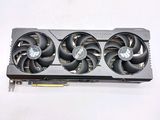a close up of a video card with two fans on it