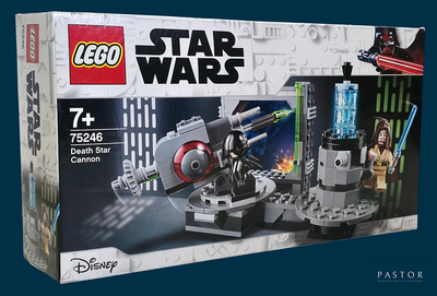 une boîte contenant un ensemble Lego Star Wars