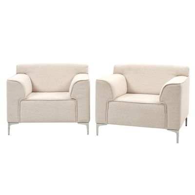une paire de chaises longues de style Giani