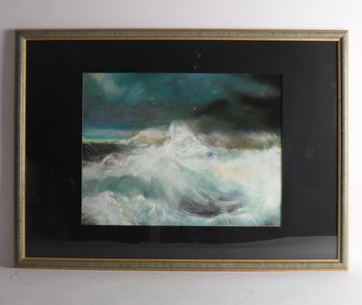 TABLEAU "TEMPÊTE" de Jean-Daniel LAMY (1968)
