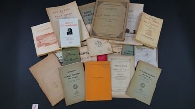 beaucoup de vieux livres posés sur la table