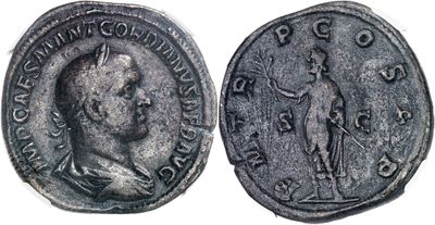 a close up of a coin with an image of a man on it