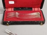 a fork and a spoon in a case on a table