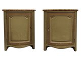 une paire de tables de chevet françaises anciennes, de style Louis II