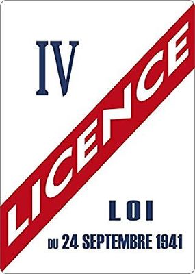 the logo of the french football team licece on a white background