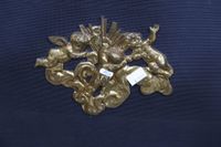 Écran de cheminée de style Louis XV en bronze ou régule doré… (photo 2)