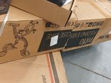 a box with a cell phone on top of it