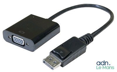 un gros plan d'un câble USB branché à un adaptateur pour ordinateur