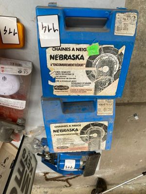a blue box that has a bunch of items inside of it