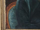 portrait of a man in a blue coat and a white hat