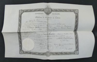 an old document with a picture of a man on it