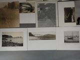 many pictures of a man standing in front of a wall