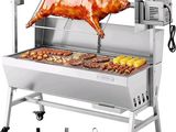 une image représentant un cochon en train de rôtir sur un barbecue