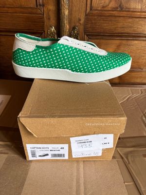 Pointure 40 - Ippon Vintage Captain Dots, Coloris Menthe - N…