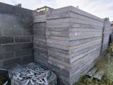 a large pile of concrete blocks stacked on top of each other