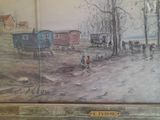 a picture of a painting of a painting of people in a field