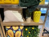 a shelf that has a bunch of different items on it