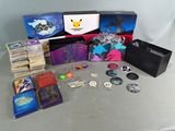 the contents of the pokemon box are neatly organized and ready to be packed