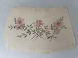 a picture of a piece of cloth with flowers on it