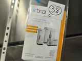 a package of electronic equipment on a shelf in a store