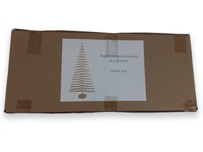 an image of a cardboard box with a christmas tree on it