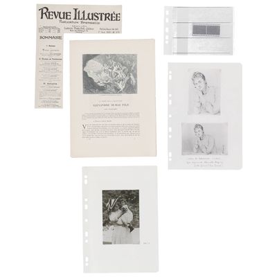 plusieurs photos d'une femme en robe blanche et d'un homme sur une photo en noir et blanc