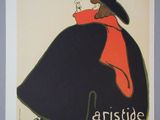 an image of a painting of a man with a hat and a red scarf
