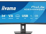 a computer monitor with a blue screen and a white background