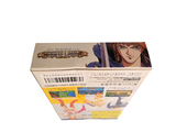 a box with a picture of a woman holding a sword