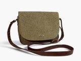 le petit sac à bandoulière beige et marron