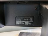a close up view of a printer with a button on it