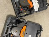 two tools in the case on the floor