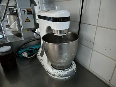 an image of a mixer in a kitchen setting