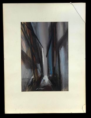 CHUARD Laurent (XXe s.) : Composition abstraite.