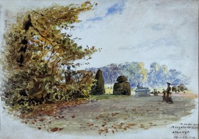 Enrique ATALAYA (1851-1913) Parc de Versailles, 1904