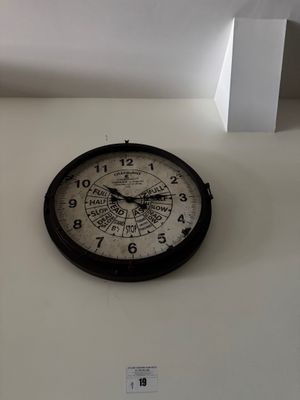 pendule murale métal CHADBURNS - Photo 1