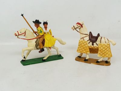 STARLUX, Gardian à cheval avec arlésienne, on y joint un che…