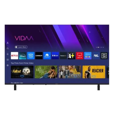 une télévision à écran plat proposant un large choix de films