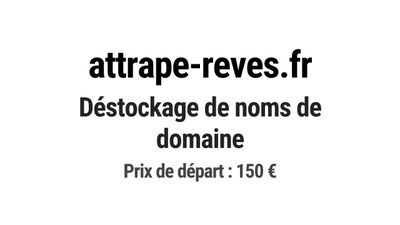 Nom de domaine attrape-reves.fr.