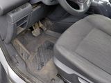 a car that has a steering wheel and a dash board