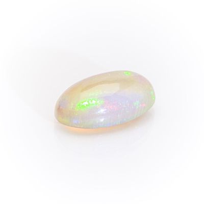 a white oplite stone on a white background
