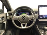 the interior of a car with a steering wheel, dashboard, and touch screen