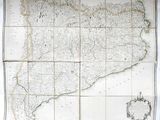 an old map of the british states of north america, with a map of the british states