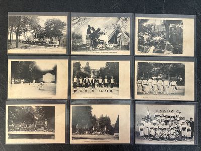 several old black and white photographs of baseball players in uniform