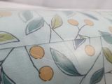 a close up of a pillow with a pattern on it