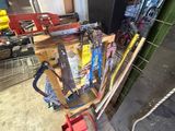 a picture of a workbench with tools on it in a garage