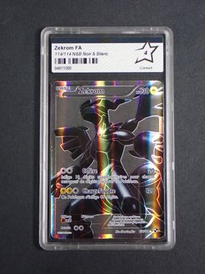 a close up of a pokemon trading card on a table