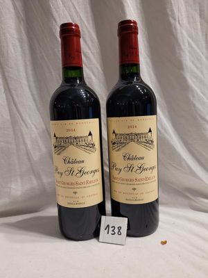 CHÂTEAU PUY SAINT GEORGES 2014 - 2 Bouteilles de Vin Rouge